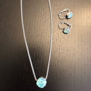 Sabika Classics Pacific Opal Necklace & Earrings